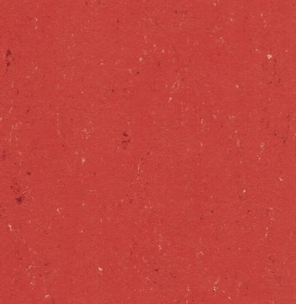 Pardoseală sport linoleum Colorette Sport 4 mm 1118 Power Red – suprafață premium din ingrediente naturale